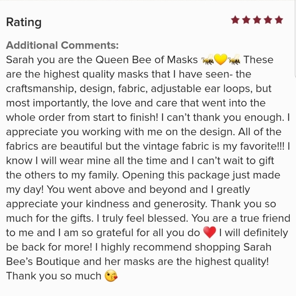 MADE IN THE USA Handcrafted HIGH QUALITY Facemasks - Picture 9 of 16